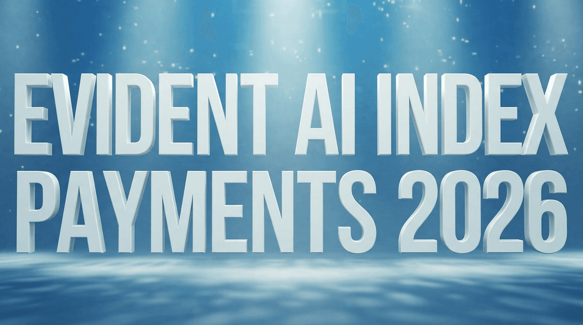 🚨NEW: Evident AI Index | Payments🚨